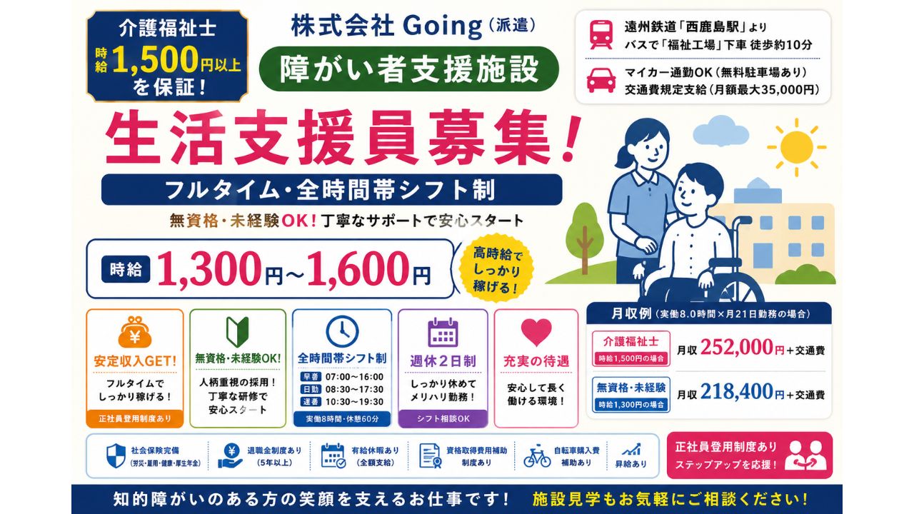 株式会社Going(派遣先:社会福祉法人)