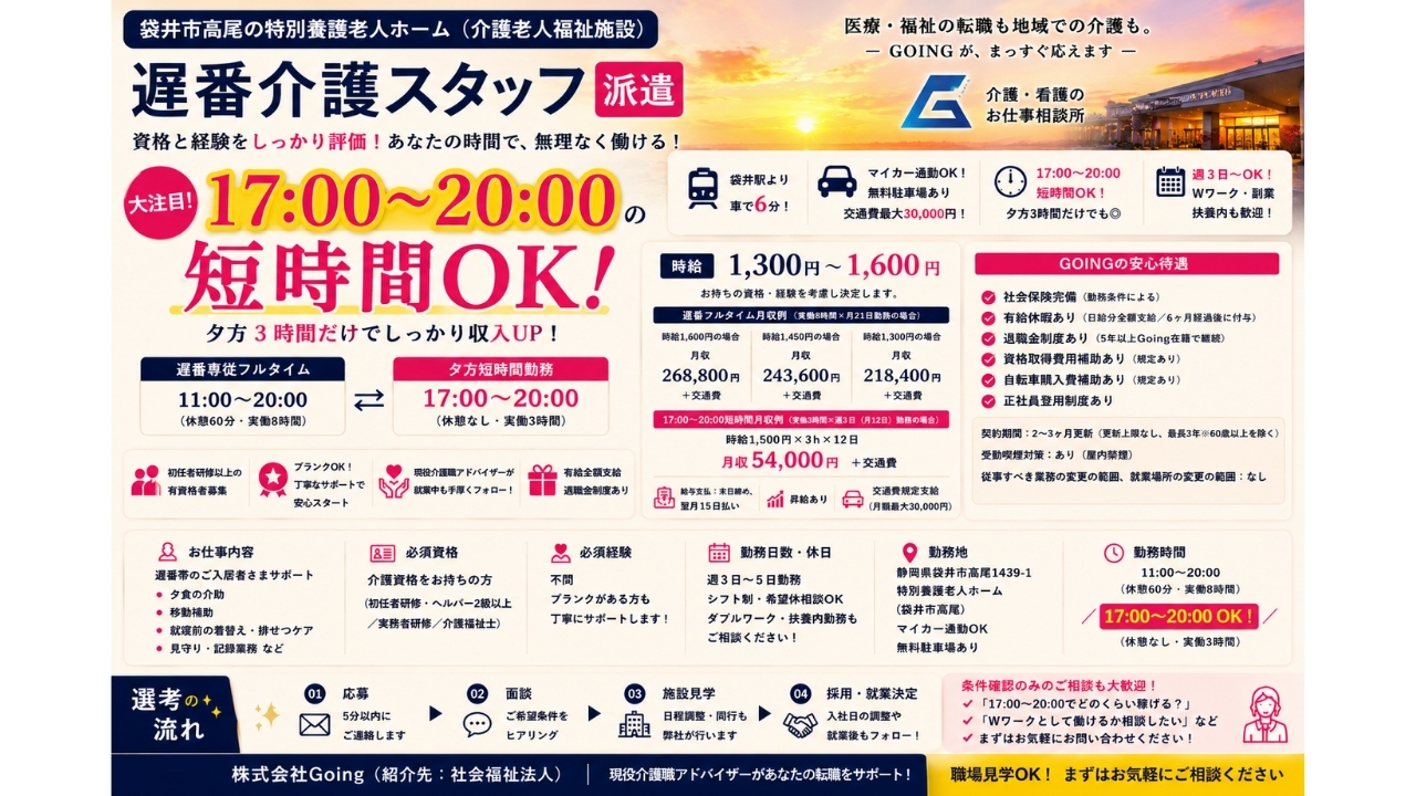 株式会社Going（派遣先：社会福祉法人）